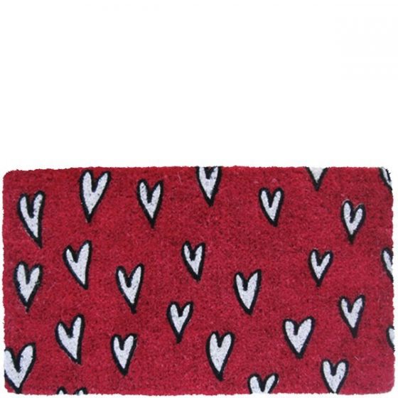 Felpudo corazones
