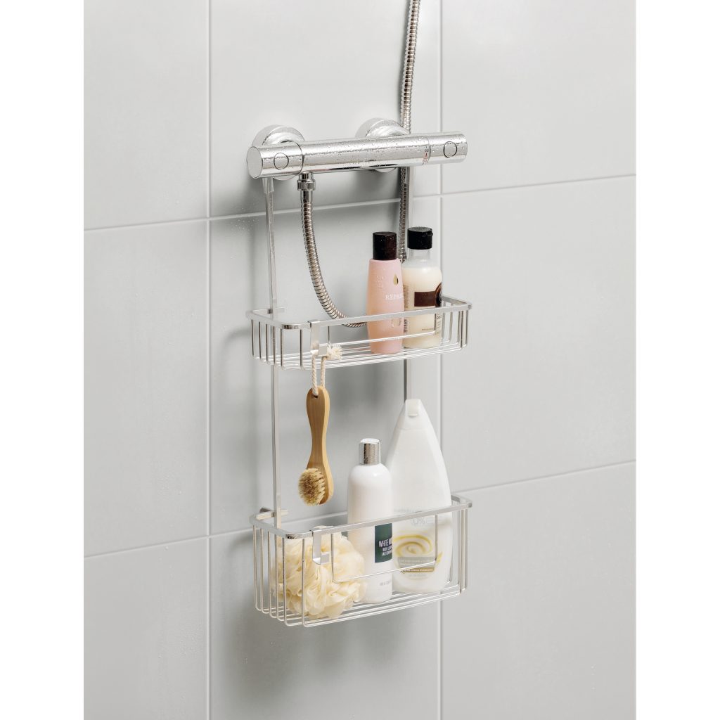 Estante aluminio colgar doble