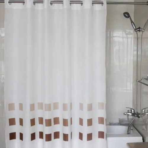 Cortina de Baño Llas Poliéster 180 x 200 cm – Diseño Moderno y Elegante
