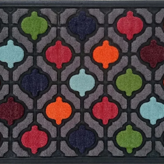 Felpudo multicolor gris 2 colores