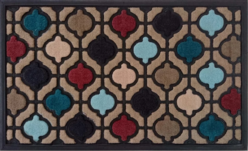 Felpudo multicolor beige 2 colores